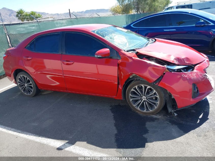 2016 Toyota Corolla S Plus VIN: 5YFBURHE1GP381276 Lot: 39411173