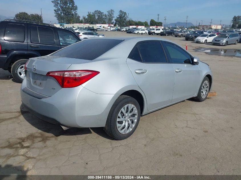 2019 Toyota Corolla Le VIN: 5YFBURHE6KP897402 Lot: 39411188