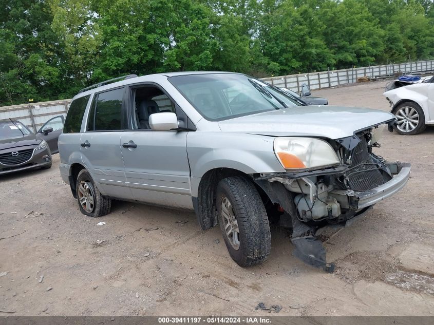 2004 Honda Pilot Ex-L VIN: 2HKYF18694H518293 Lot: 39411197