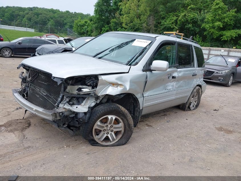 2004 Honda Pilot Ex-L VIN: 2HKYF18694H518293 Lot: 39411197