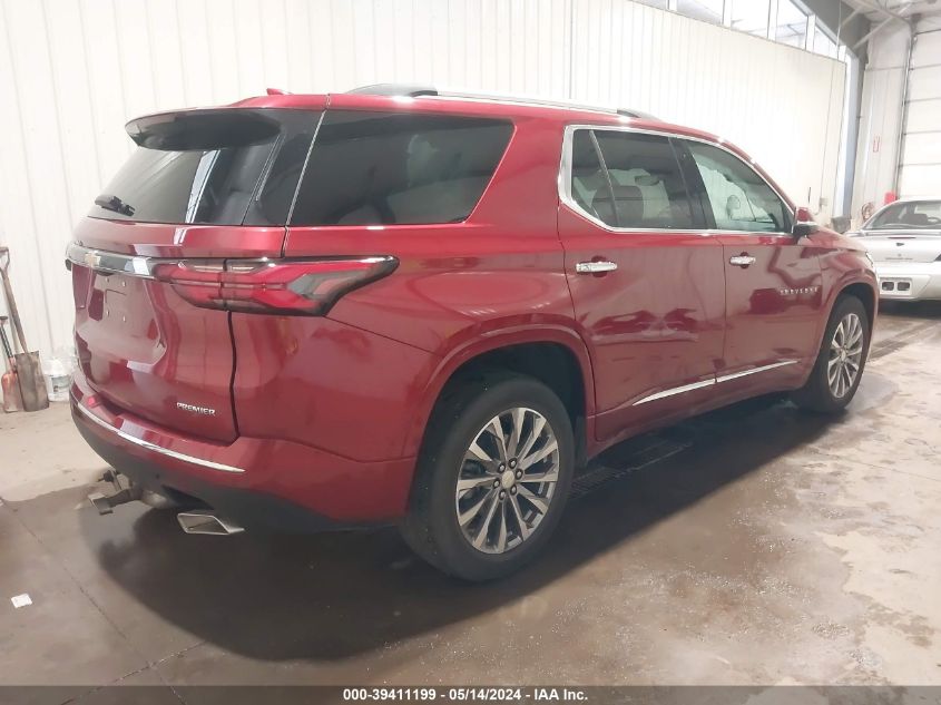 2022 Chevrolet Traverse Awd Premier VIN: 1GNEVKKW5NJ147671 Lot: 39411199