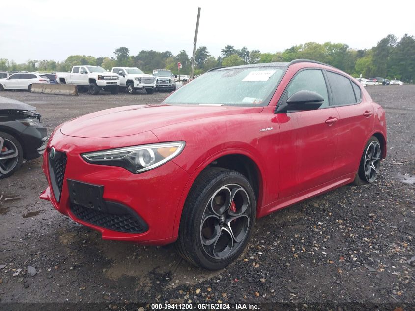 2022 Alfa Romeo Stelvio Veloce Ti Awd VIN: ZASPAKBN9N7D28815 Lot: 39411200