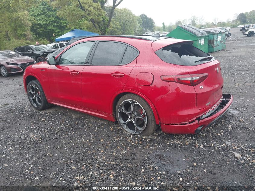 2022 Alfa Romeo Stelvio Veloce Ti Awd VIN: ZASPAKBN9N7D28815 Lot: 39411200