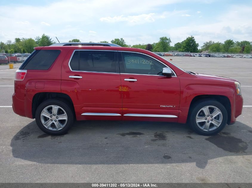 2014 GMC Terrain Denali VIN: 2GKFLZEK2E6356677 Lot: 39411202