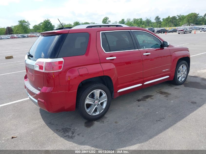 2014 GMC Terrain Denali VIN: 2GKFLZEK2E6356677 Lot: 39411202