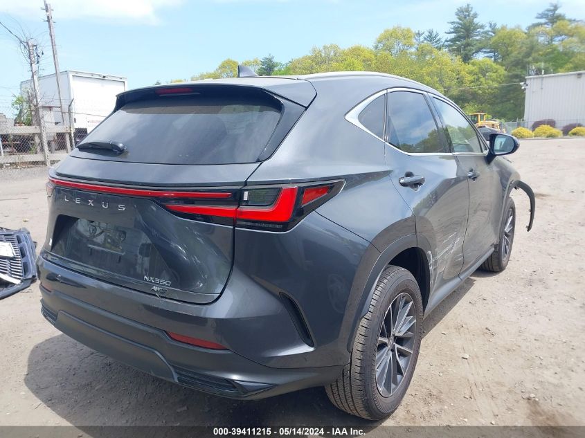 2022 Lexus Nx 350 Premium VIN: 2T2GGCEZ4NC006265 Lot: 39411215