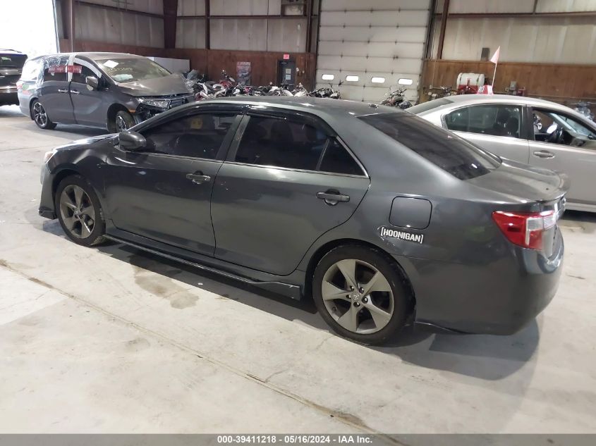 2012 Toyota Camry Se/Xle VIN: 4T1BK1FK2CU007333 Lot: 39411218