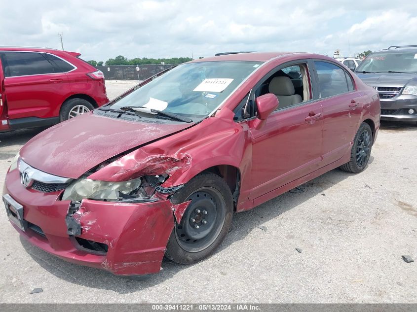 2010 Honda Civic Lx VIN: 2HGFA1F57AH586789 Lot: 39411221