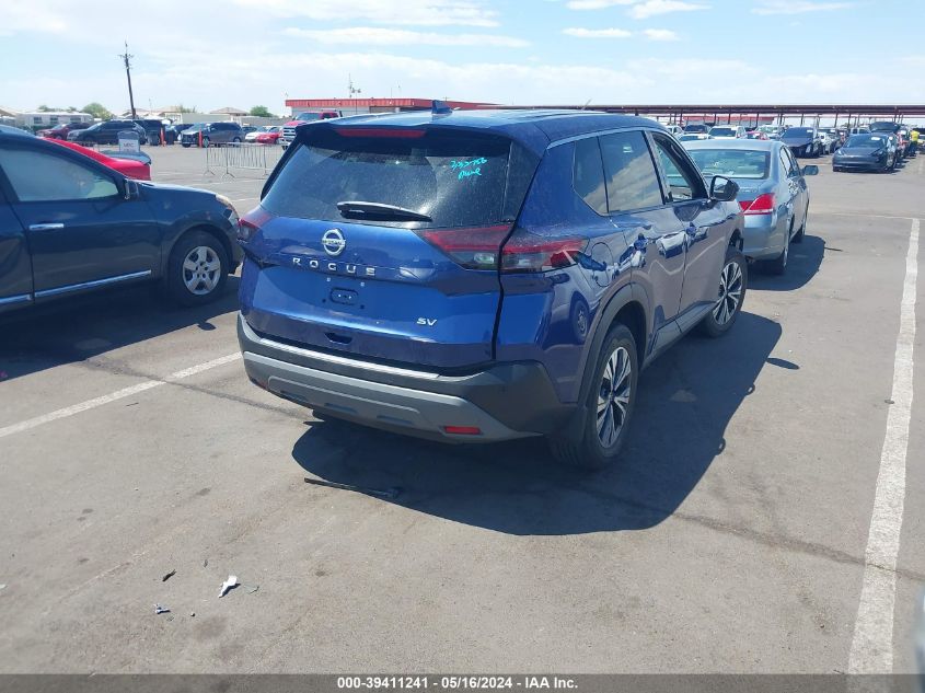 2021 Nissan Rogue Sv Fwd VIN: 5N1AT3BA3MC789120 Lot: 39411241