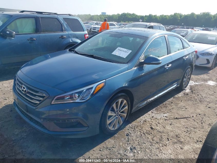 2015 Hyundai Sonata Sport VIN: 5NPE34AF6FH074137 Lot: 39411243