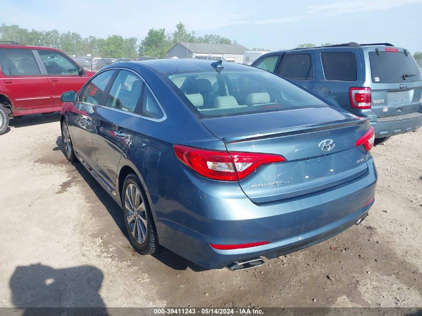 2015 Hyundai Sonata Sport VIN: 5NPE34AF6FH074137 Lot: 39411243