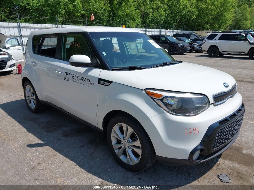 2016 Kia Soul + VIN: KNDJP3A59G7249300 Lot: 39411245