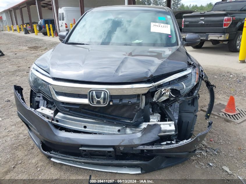 2019 Honda Pilot Ex-L VIN: 5FNYF6H49KB025401 Lot: 39411257