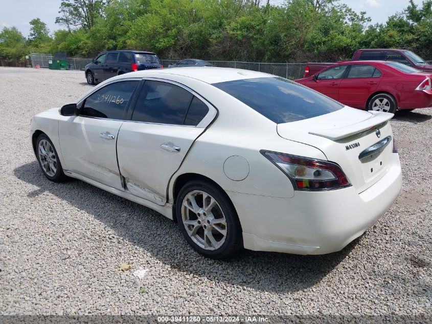 2012 Nissan Maxima 3.5 Sv VIN: 1N4AA5AP6CC852579 Lot: 39411260