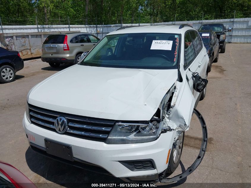 2018 Volkswagen Tiguan 2.0T S VIN: 3VV0B7AX7JM006957 Lot: 39411271