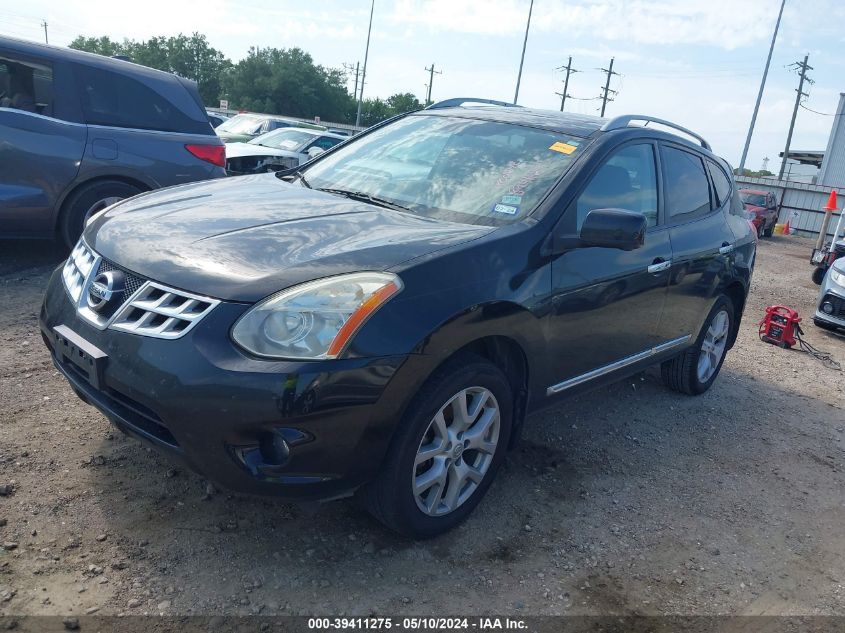 2013 Nissan Rogue Sv W/Sl Pkg VIN: JN8AS5MTXDW002152 Lot: 39411275