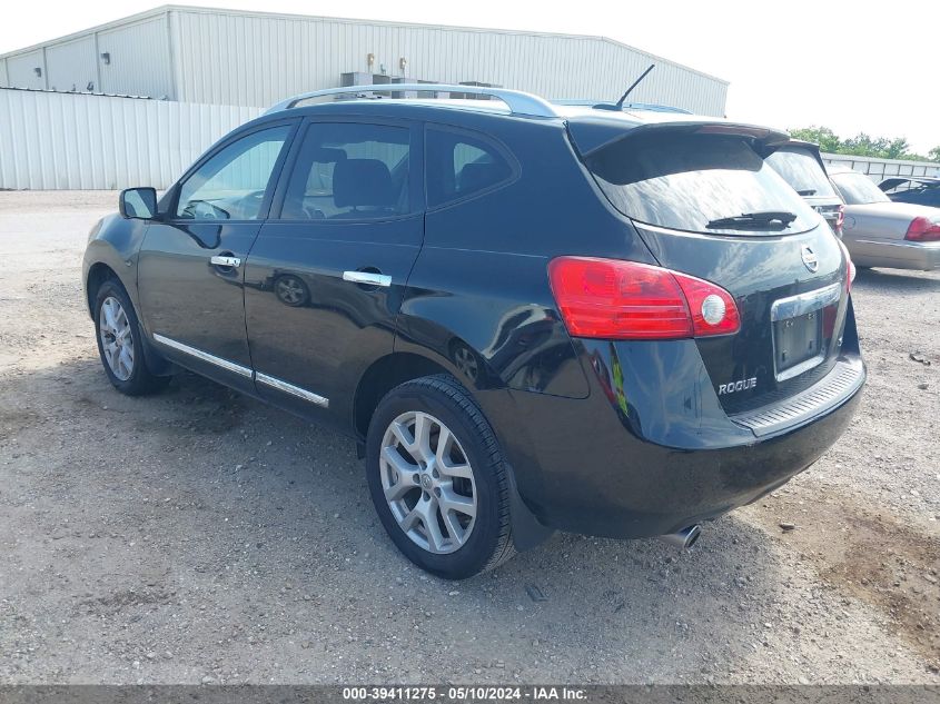 2013 Nissan Rogue Sv W/Sl Pkg VIN: JN8AS5MTXDW002152 Lot: 39411275