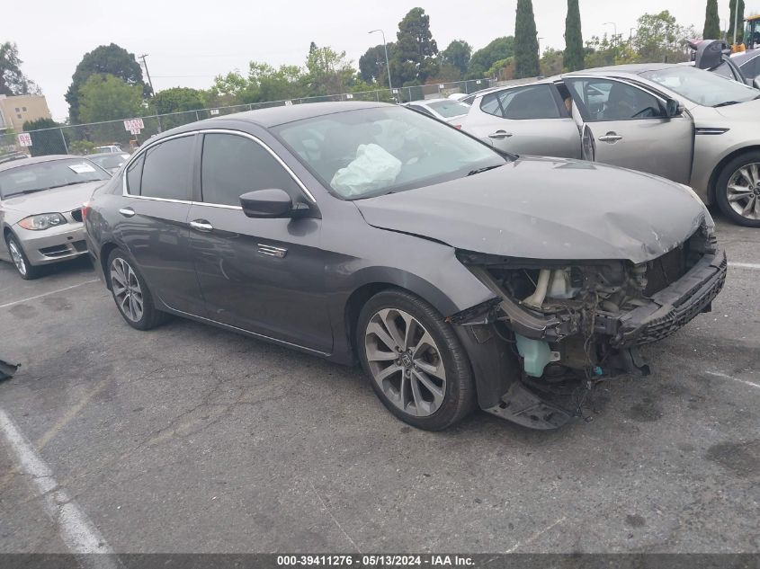 2013 Honda Accord Sport VIN: 1HGCR2F5XDA267147 Lot: 39411276