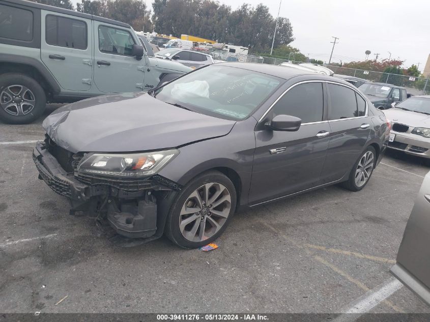 2013 Honda Accord Sport VIN: 1HGCR2F5XDA267147 Lot: 39411276