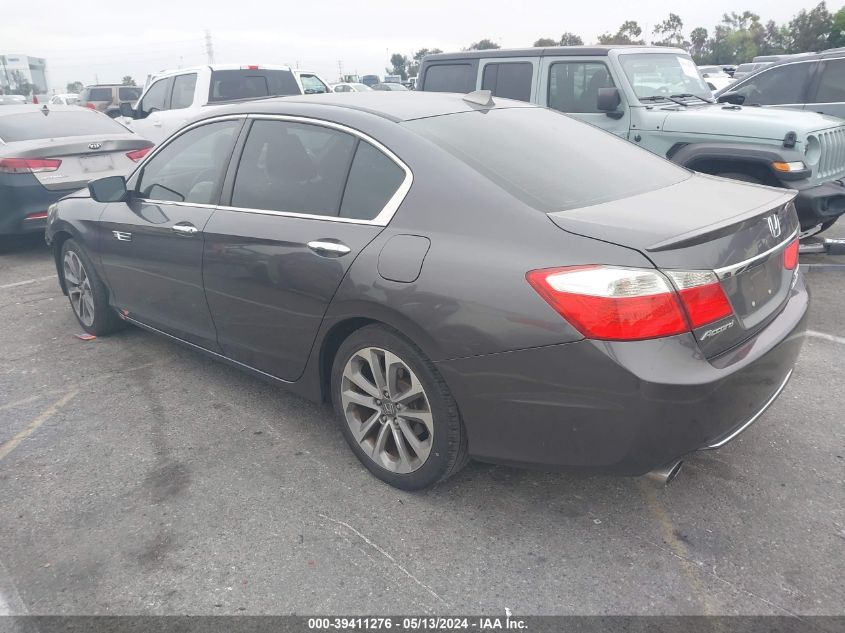 2013 Honda Accord Sport VIN: 1HGCR2F5XDA267147 Lot: 39411276