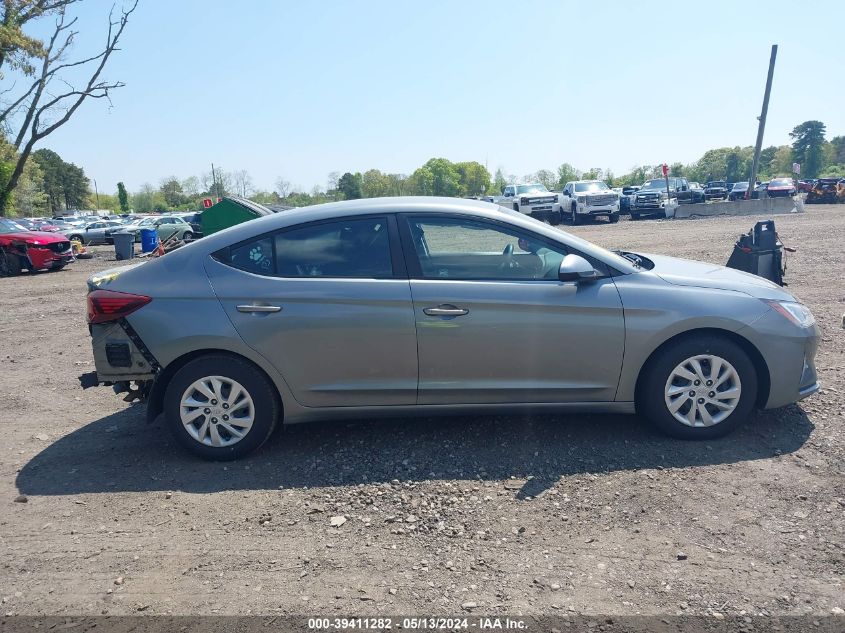 2019 Hyundai Elantra Se VIN: KMHD74LF1KU792607 Lot: 39411282