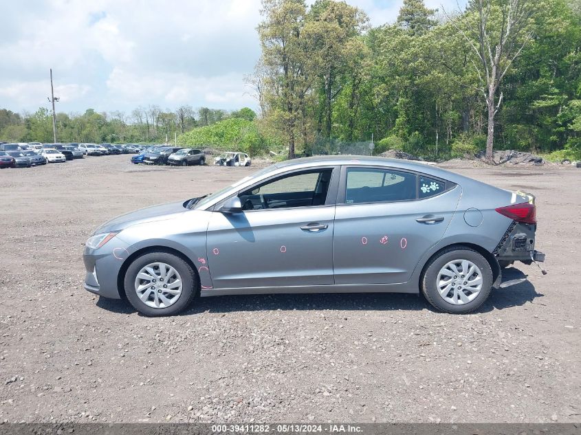 2019 Hyundai Elantra Se VIN: KMHD74LF1KU792607 Lot: 39411282