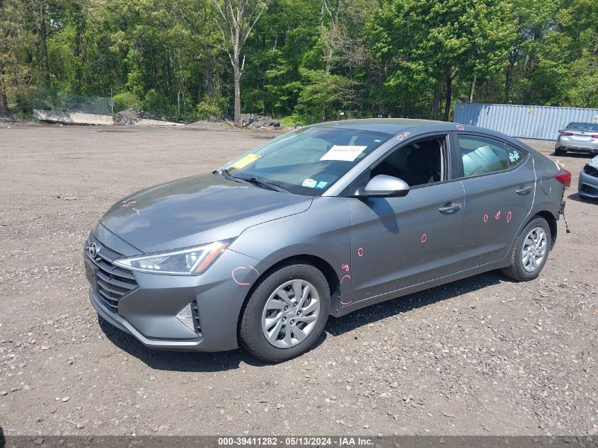 2019 Hyundai Elantra Se VIN: KMHD74LF1KU792607 Lot: 39411282