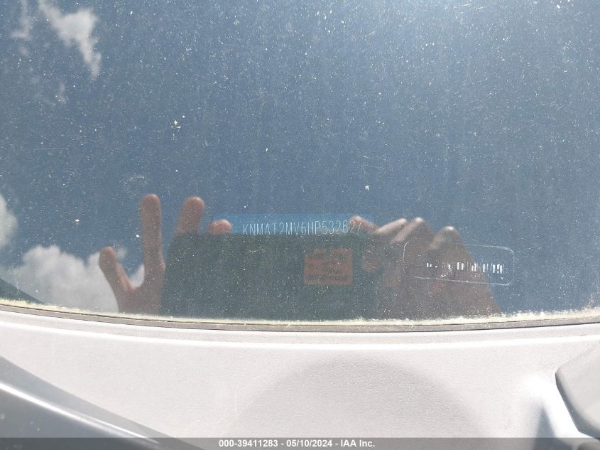 2017 Nissan Rogue S VIN: KNMAT2MV6HP532627 Lot: 39411283