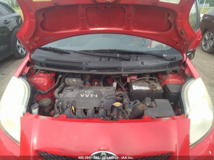 2010 Toyota Yaris VIN: JTDJT4K34A5291469 Lot: 39411292