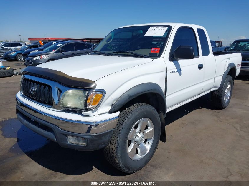 2004 Toyota Tacoma Xtracab Prerunner VIN: 5TESN92N14Z405944 Lot: 39411299