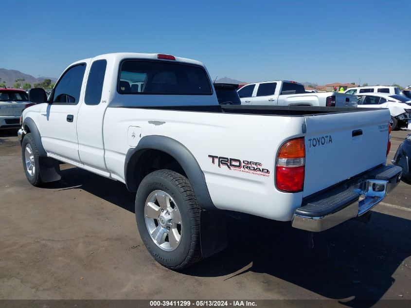 2004 Toyota Tacoma Xtracab Prerunner VIN: 5TESN92N14Z405944 Lot: 39411299