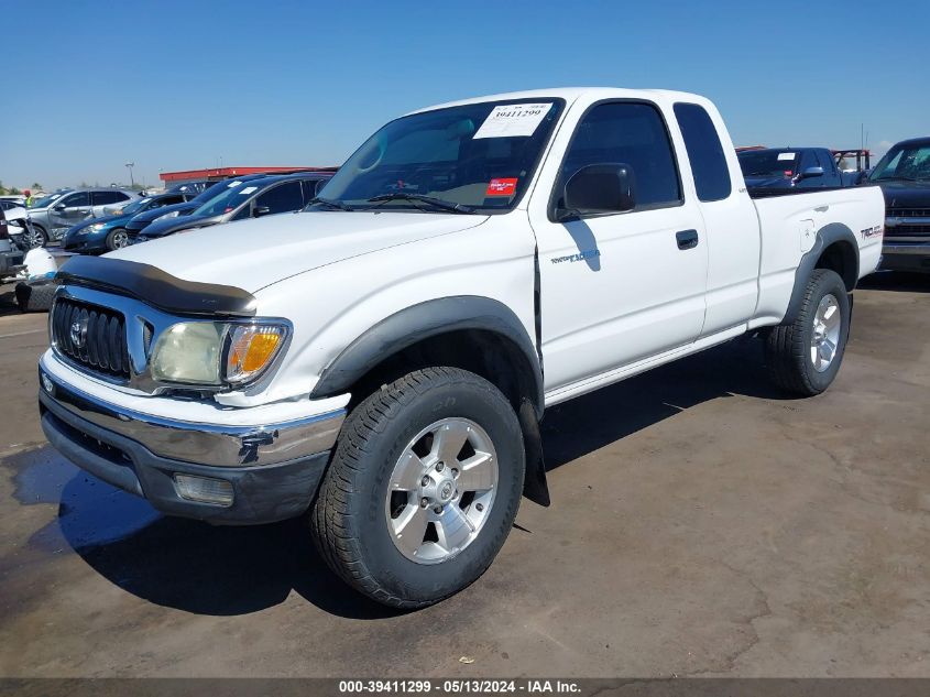 2004 Toyota Tacoma Xtracab Prerunner VIN: 5TESN92N14Z405944 Lot: 39411299