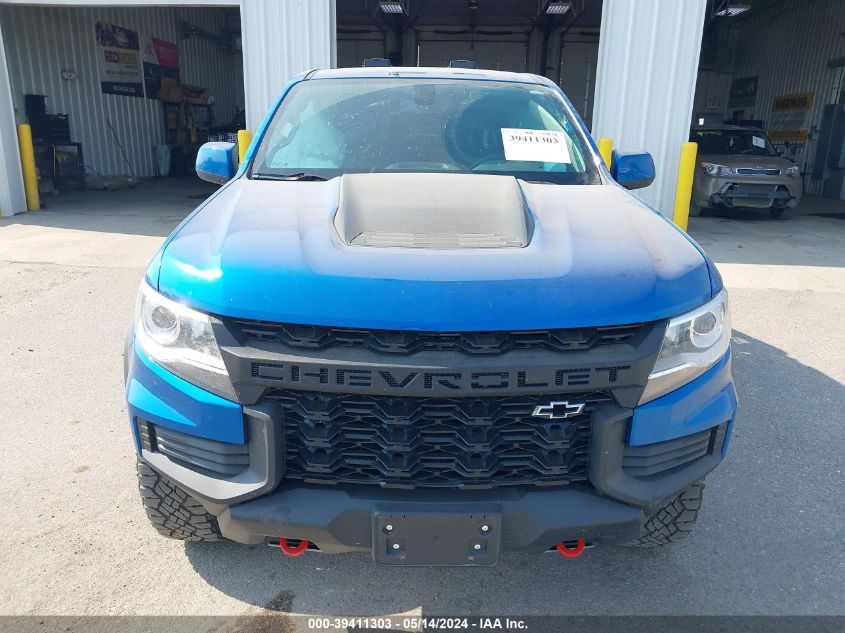 2022 Chevrolet Colorado 4Wd Short Box Zr2 VIN: 1GCGTEEN8N1135834 Lot: 39411303