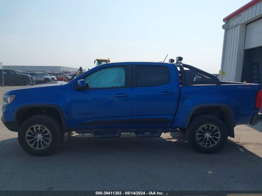 2022 Chevrolet Colorado 4Wd Short Box Zr2 VIN: 1GCGTEEN8N1135834 Lot: 39411303