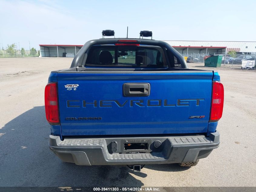 2022 Chevrolet Colorado 4Wd Short Box Zr2 VIN: 1GCGTEEN8N1135834 Lot: 39411303