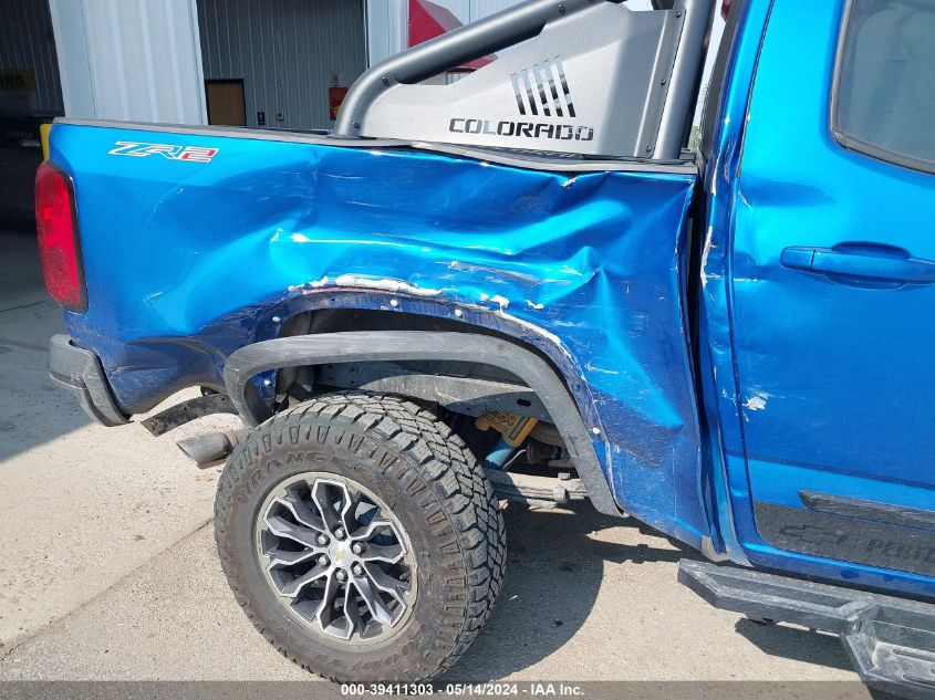 2022 Chevrolet Colorado 4Wd Short Box Zr2 VIN: 1GCGTEEN8N1135834 Lot: 39411303