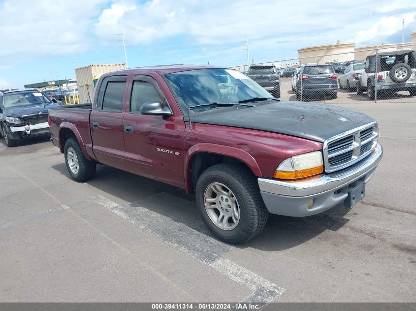 2002 Dodge Dakota Slt VIN: 1B7HL48X62S719733 Lot: 39411314