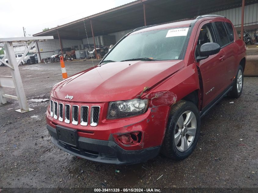 2016 Jeep Compass Sport VIN: 1C4NJCBB2GD506502 Lot: 39411328