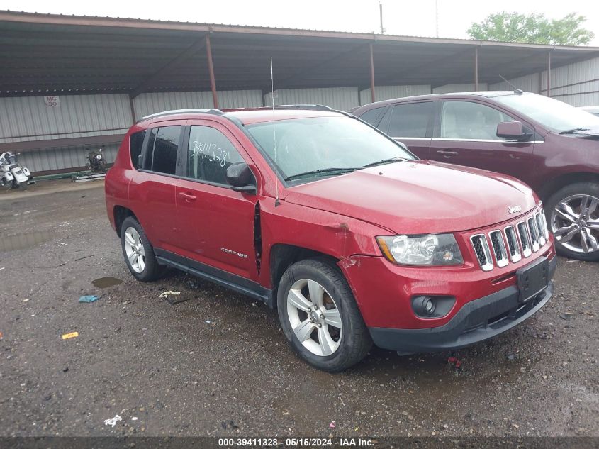 2016 Jeep Compass Sport VIN: 1C4NJCBB2GD506502 Lot: 39411328