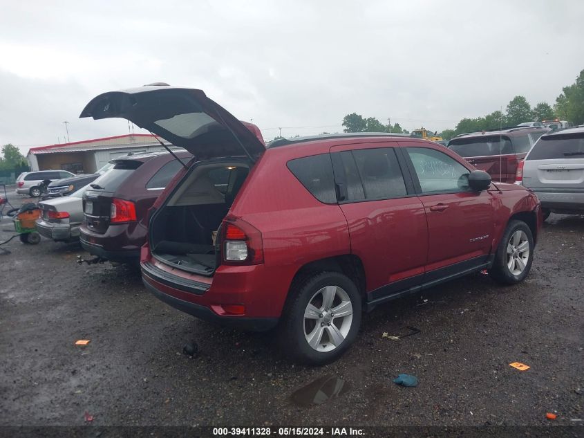 2016 Jeep Compass Sport VIN: 1C4NJCBB2GD506502 Lot: 39411328