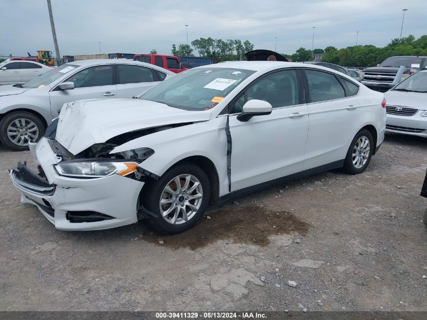 2016 Ford Fusion S VIN: 1FA6P0G78G5120429 Lot: 39411329