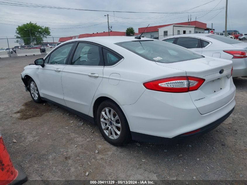 2016 Ford Fusion S VIN: 1FA6P0G78G5120429 Lot: 39411329