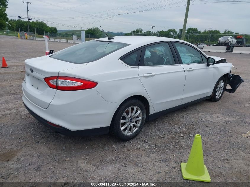 2016 Ford Fusion S VIN: 1FA6P0G78G5120429 Lot: 39411329