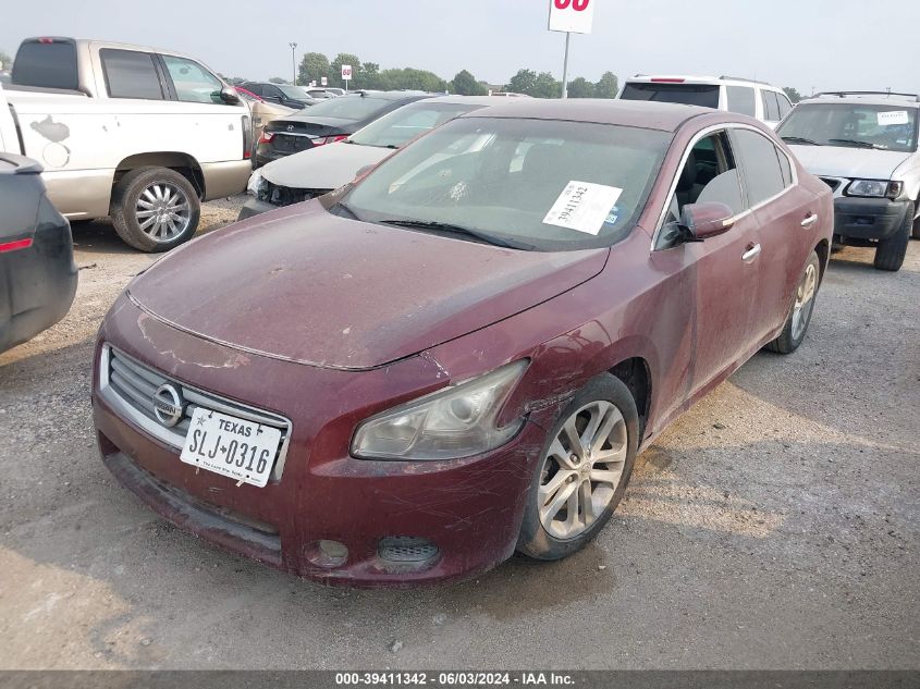 2013 Nissan Maxima 3.5 Sv VIN: 1N4AA5AP3DC831240 Lot: 39411342