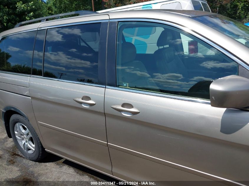 2005 Honda Odyssey Ex-L VIN: 5FNRL38755B121536 Lot: 39411347