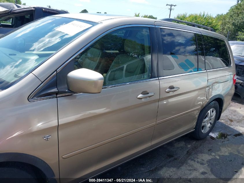 2005 Honda Odyssey Ex-L VIN: 5FNRL38755B121536 Lot: 39411347