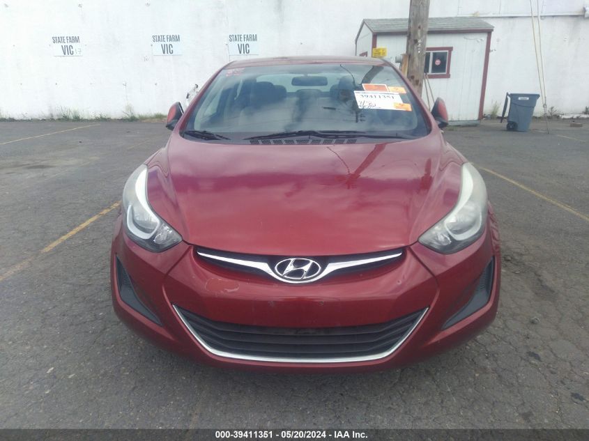 2014 Hyundai Elantra Se VIN: 5NPDH4AE0EH469742 Lot: 39411351