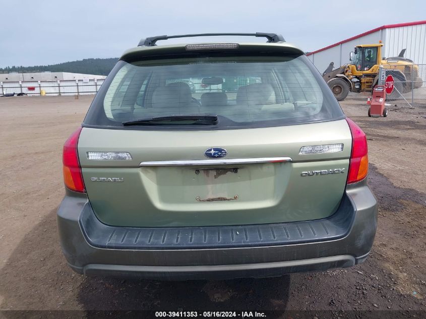 2006 Subaru Outback 2.5I Limited VIN: 4S4BP62C567311711 Lot: 39411353