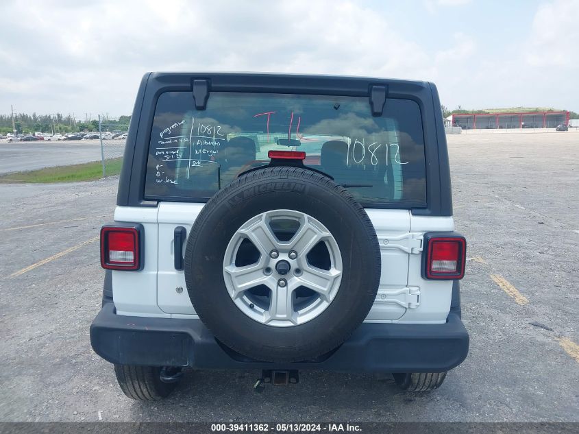 2018 Jeep Wrangler Unlimited Sport VIN: 1C4HJXDN2JW315458 Lot: 39411362