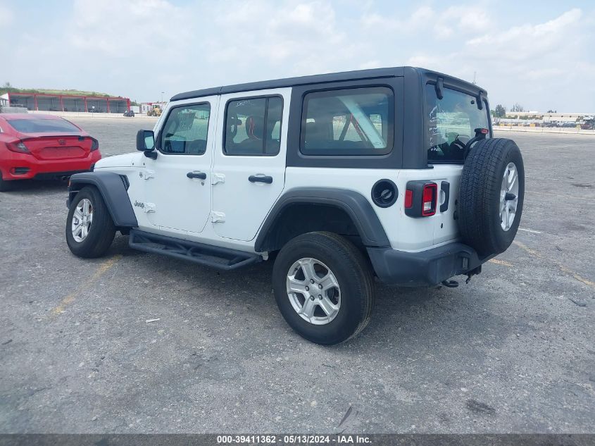 2018 Jeep Wrangler Unlimited Sport VIN: 1C4HJXDN2JW315458 Lot: 39411362